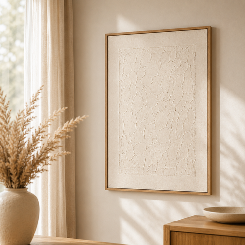 Optidwell™ Minimalist Textured Abstract Wall Art for Modern Home Decor