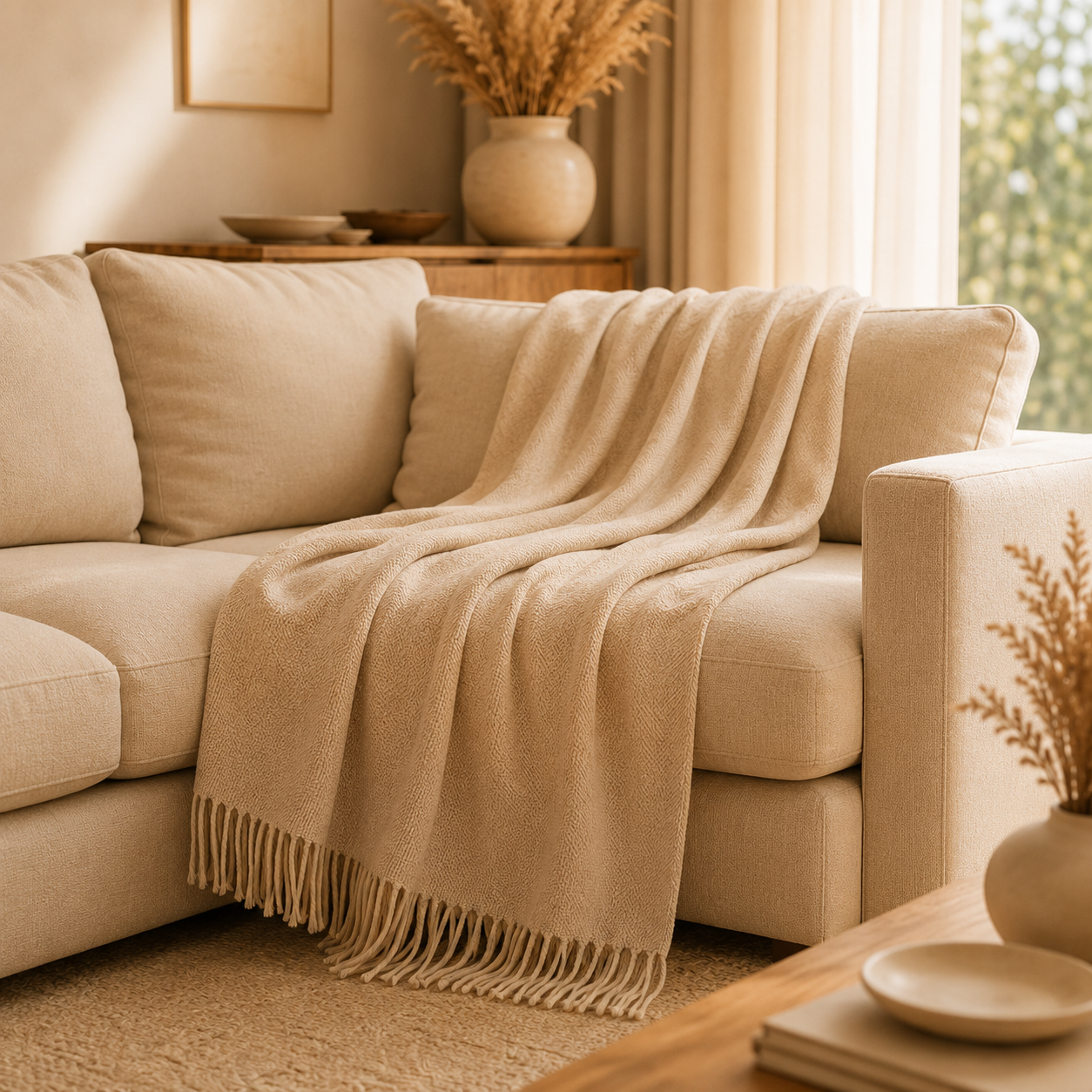 Optidwell™ CloudSoft Cozy Throw Blanket for Sofa & Living Room